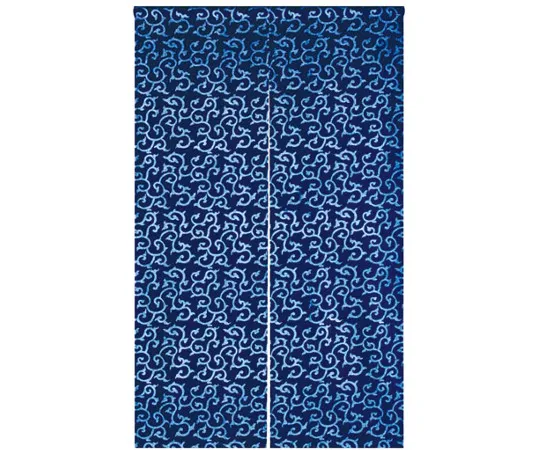 63-7216-48　indigo dyed lotus flower arabesque NID3117-BI　2791700