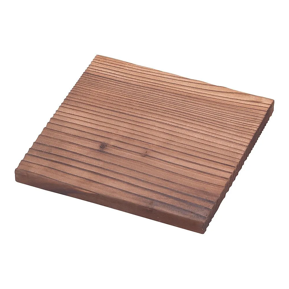 62-6792-90　Yakesugi Square Plate 13 cm