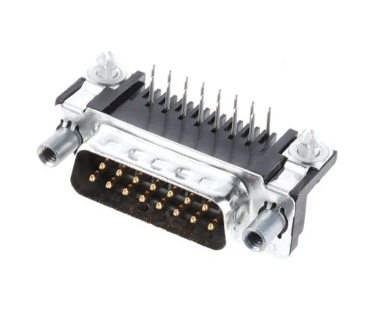 63-7548-80　TE Connectivity AmplimiteHD-20系列，15 Way Right Angle Through Hole PCBD-subConnector Plug,2.74mm间距　5747841-6