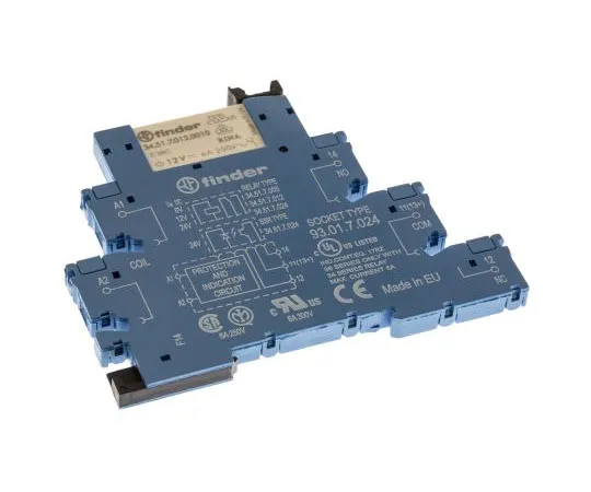 63-7518-69　Finder12Vdc DIN轨道接口继电器模块，SPDT　38.51.7.012.0050