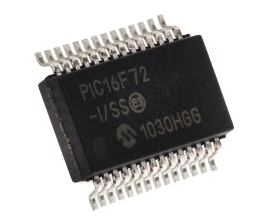 63-7660-38　单片机PIC16F72-I/SS,8位PIC单片机，20MHz,2K闪存，28针SSOP　PIC16F72-I/SS
