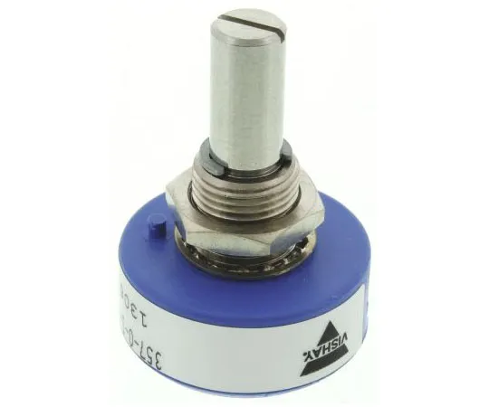 63-7560-32　Vishay 1钢连续旋转导电塑料电位器，直径6.35毫米。轴，20kΩ，±20%，1W,线性　357B0203MAB251S22