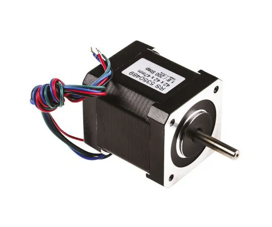 63-7616-21　RS PRO混合动力，永磁步进电机1.8°，0.44Nm, 2.8 V, 1.68 A,4线　535-0489