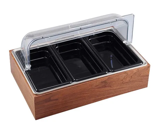 63-7158-34　EBM wooden frame salad station　5000340