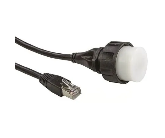 63-7565-64　Bulgin Black PURCat5eCable S/FTP,3mMaleRJ45/MaleRJ45　PX0837/3M00