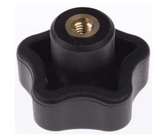 63-7550-77　Elesa黑色聚合物Knob 69843, M5 x 12　69843