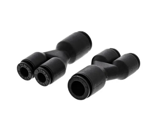 63-7640-73　Legris 3140气动Y管到管适配器，推入4 mm x推入4 mm x推入6 mm　3140 04 06