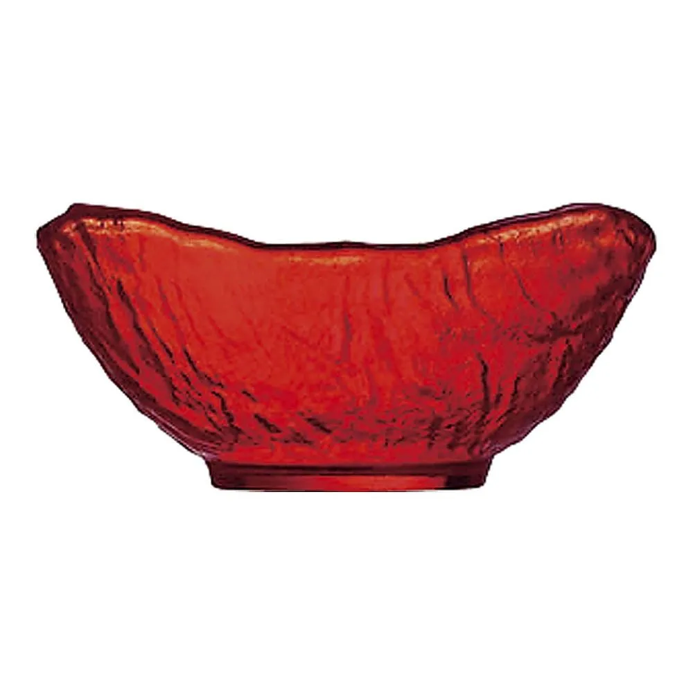 62-6835-33　Mineral Color Square Coupel 12 cm Red　J8273