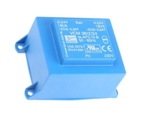 63-7500-66　24V交流2输出通孔PCB变压器，36VA　VCM 36/2/24