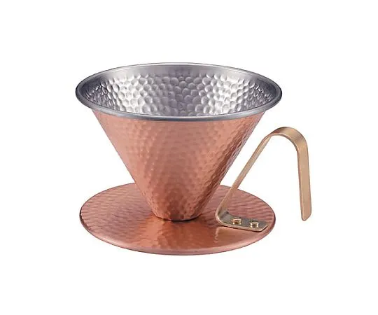 62-6529-48　Copper Coffee Dripper with Mallet 4222 Large
