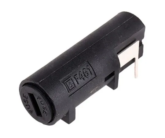 63-7504-12　Bulgin10A开槽PCB安装保险丝支架用于5 x 20mm墨盒保险丝，250V　FX0461