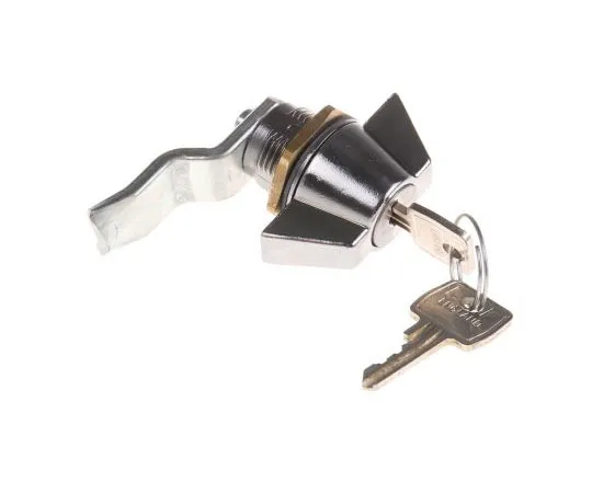 63-7497-57　Euro-Locksa Lowe&Fletcher group Company Panel to Tongue Depth 16.1mm Chrome Plated Camlock, Key to unlock　25012