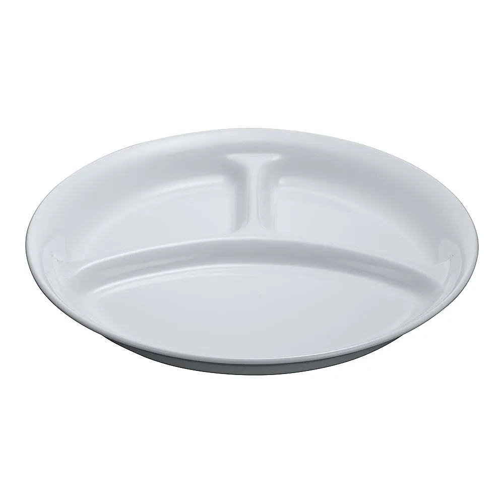 62-6857-92　High strength porcelain white partition plate　WH-028
