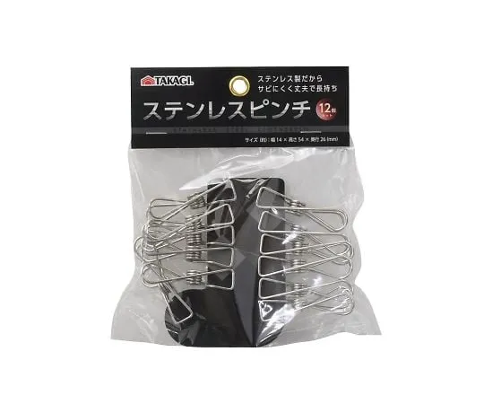 64-4073-91　高木不锈钢平底12件组　4014894