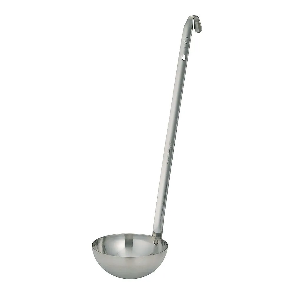62-6454-09　18-8 Soup Reddle 180 mL　BLCF90180