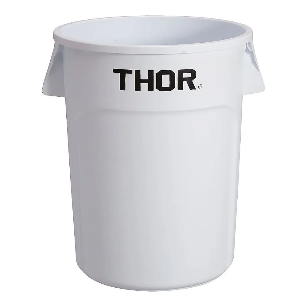 62-6615-45　Trust Round Container 208 L White　1015