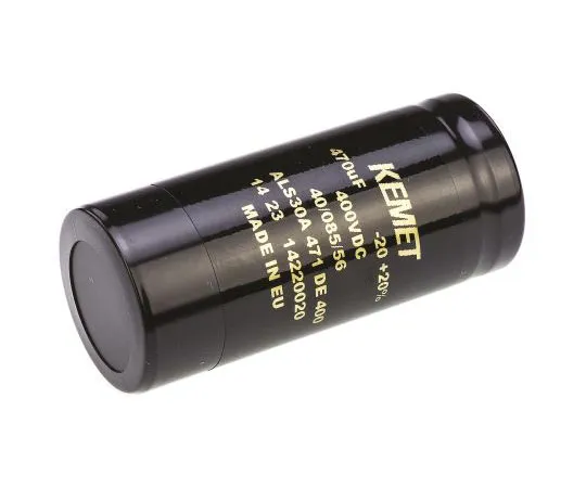 63-7516-36　凯美特470μF400V直流铝电解电容器，底盘安装36 x 82mm+85°C 36mm 82mm　ALS30A471DE400