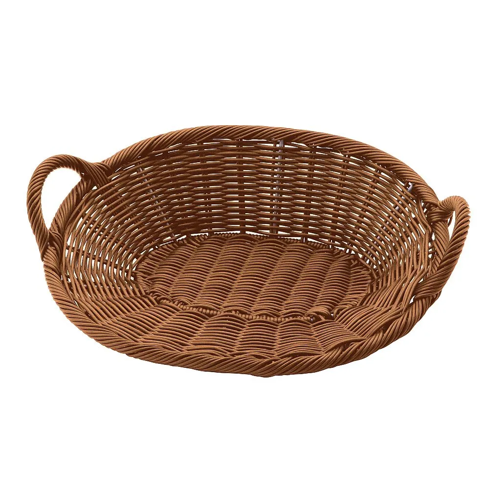 62-6582-22　PP Small Size Bakery Basket Brown　HB-002-BR