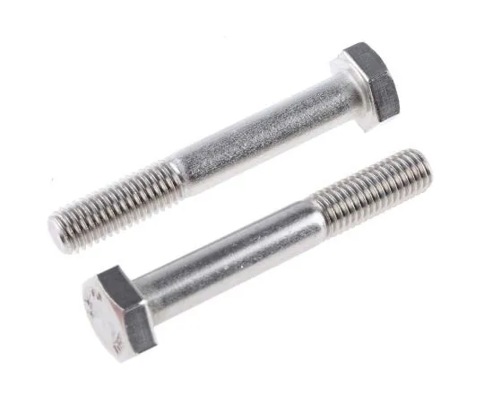 63-7596-36　普通不锈钢六角螺栓，M10 x 70mm　508-1048