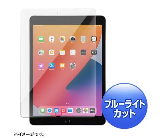 67-0384-25　Blue Light Cut Tempered Glass Film for iPad10.2 "　LCD-IPAD102GBC