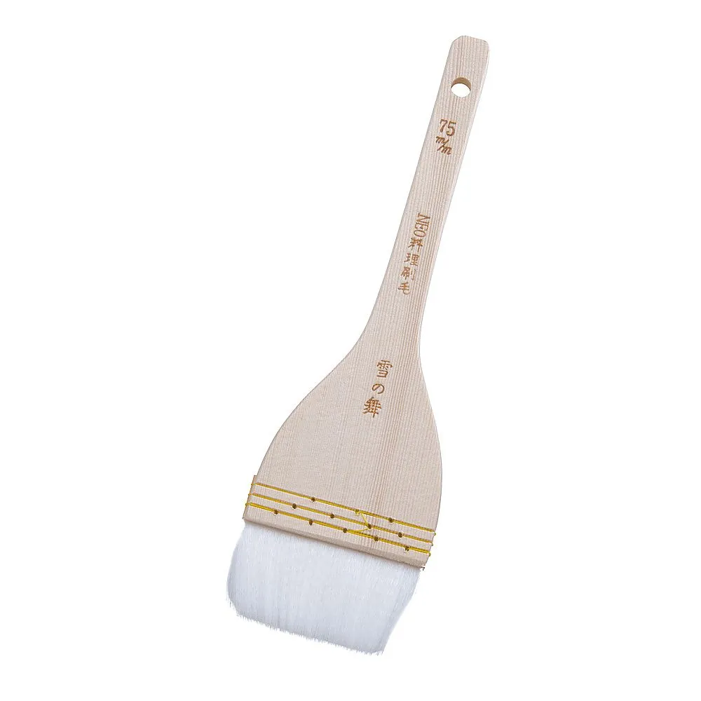 62-6506-83　NEO Cuisine Brush Snow Dance (Embedded Nylon Hair) 75 mm