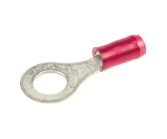 63-7557-46　TE Connectivity PIDG系列绝缘压紧环端子，M6螺柱尺寸，0.26mm2至1.65mm2线材尺寸，红色　P1A-S025DS-0125