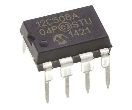 63-7492-32　单片机PIC12C508A-04/P,8位PIC单片机，4MHz, 512 EPROM,8引脚PDIP　PIC12C508A-04/P