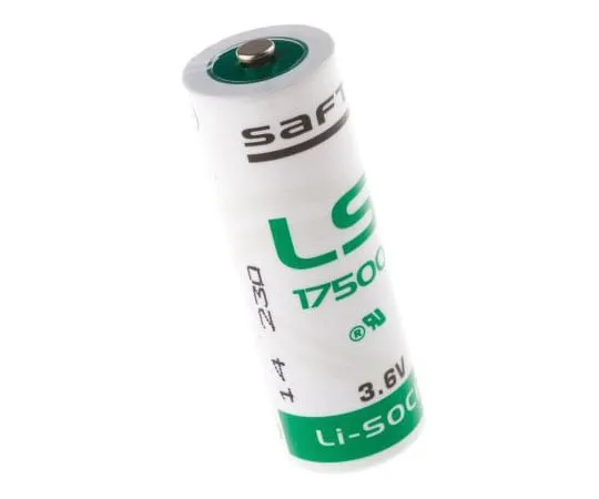 63-7535-25　SaftLS17500A电池，A,3.6V, Thionyl Chloride锂　LS17500