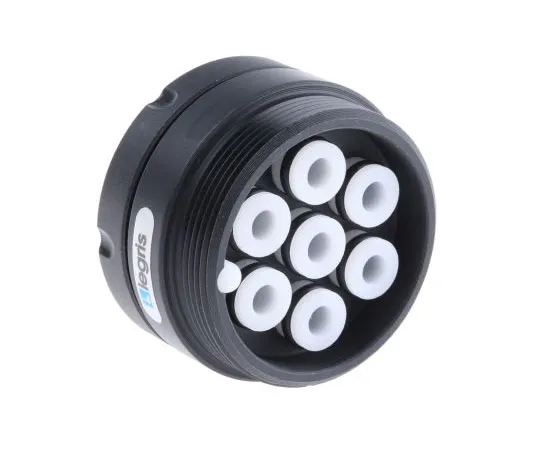 63-7510-22　Legris公管流形连接器，7管连接，用于管外径6mm的管　3320 06 00 07