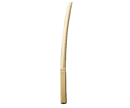 62-6721-40　18-0 Japanese Sword Yokan Wagashi Knife (Gold Plated)