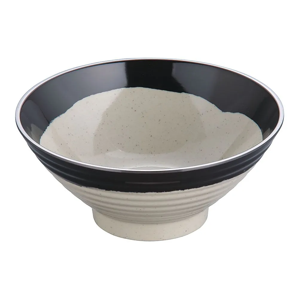62-6848-53　Melamine "Shigaraki" Soba Rice Bowl (Small)　MM-100