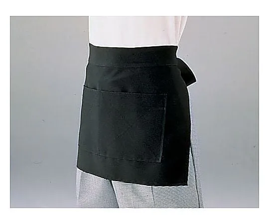 62-6644-26　Short Apron Black　SB82-1