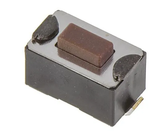 63-7514-39　棕色按钮触感开关，SPST-NO50 mA@12 V dc 0.8mm　DTSM31NV