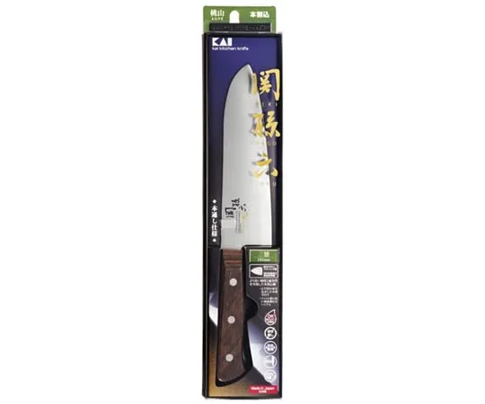 65-1221-90　Seki Magoroku Momoyama Santoku 165 mm knife　000AE5146