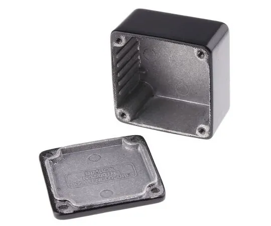 63-7597-25　CAMDENBOSS 5000,压铸铝圈，IP54,屏蔽，50 x 50 x 31mm　RTM5001/11-BLK