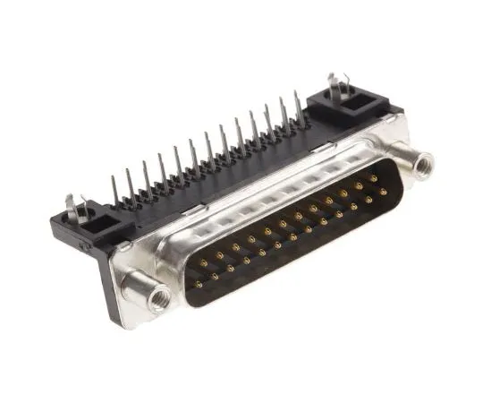 63-7624-53　Amphenol FCI Delta D系列，25 Way Right Angle Through Hole PCBD-subConnector Plug,2.76mm间距　D25P13A4GV00LF