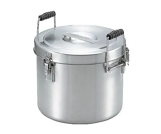 67-2416-30　18-8 Double Type Thermal Food Canister Approx. 14 L　SH-2027-14N