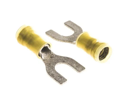 63-7613-23　TE连通性PIDG系列绝缘压痕铁锹连接器，2.6mm2至6.6mm2,12AWG至10AWG,M6螺柱尺寸尼龙，　130625