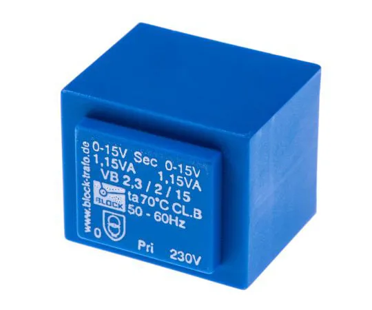 63-7500-78　15V交流2输出通过孔PCB变压器，2.3VA　VB 2.3/2/15