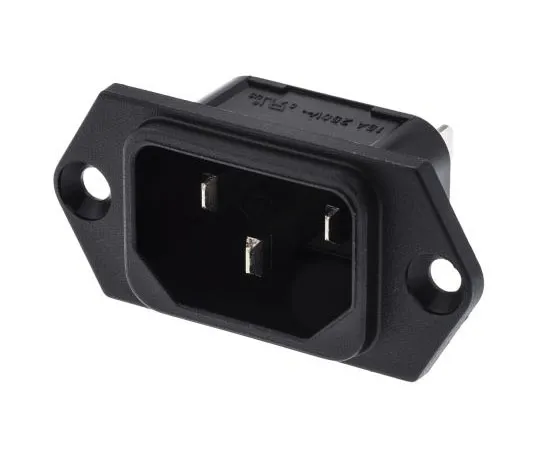 63-7620-40　Schurter C14面板安装IEC插头Male,15A, 250 V ac　6100.32