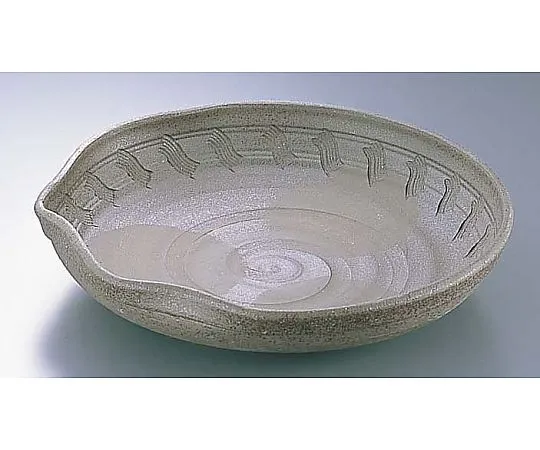 62-6675-73　Carbonized Soil Botamochi 11.0 large dishes deep　B03-29