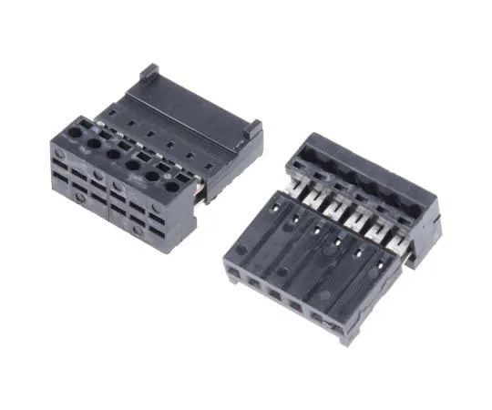 63-7595-26　Stelvio Kontek用于电缆安装的六向IDC连接器插座，1行　4782836106470