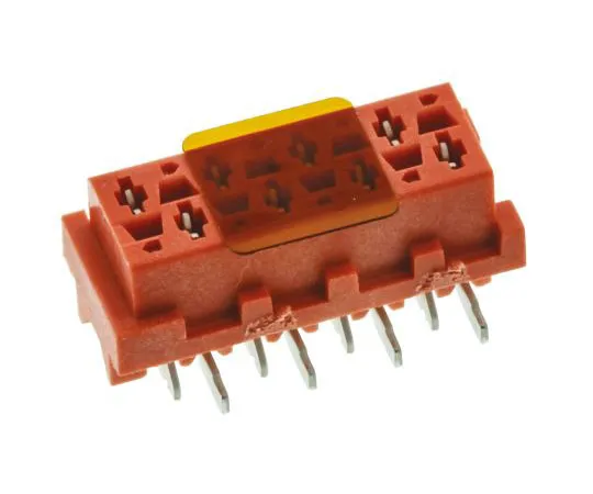 63-7509-77　TE ConnectivityMicro-MaTch系列2.54mm间距8路2线直PCB插座，表面贴装，焊点终止　7-188275-8