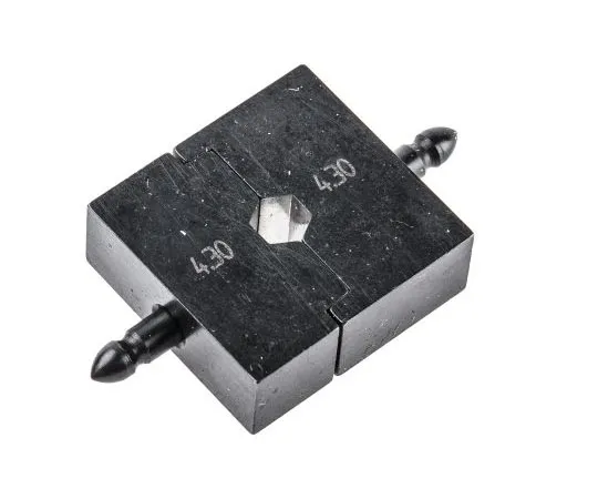 63-7529-91　压丝机压痕模具设置，端子，线材尺寸1→2.3 mm2,六角尺寸4.3mm　4300-2395