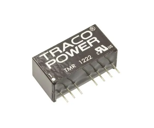 63-7600-21　TRACOPOWER TMR 2 2W隔离直流-直流换流器通过孔，电压在9→18 V直流，电压输出±12V直流　TMR 1222