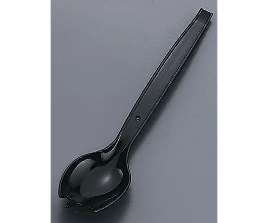 62-6651-36　Disposable Folk Spoon #160 (500 Pieces) Black Bag Included