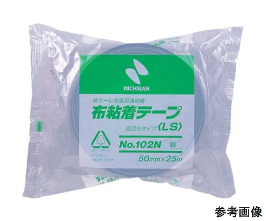 68-4973-02　Cloth Adhesive Tape 102 N Silver 50 mm x 25 m　102N10-50