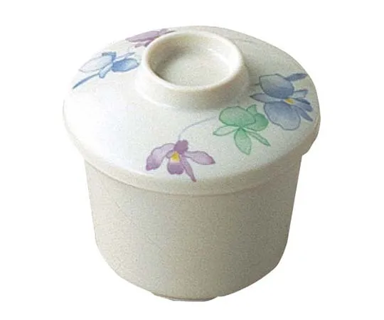 63-7198-73　Melamine Japanese Cabinets Sumire Steamed Bowl Lid VO-42B　2445610