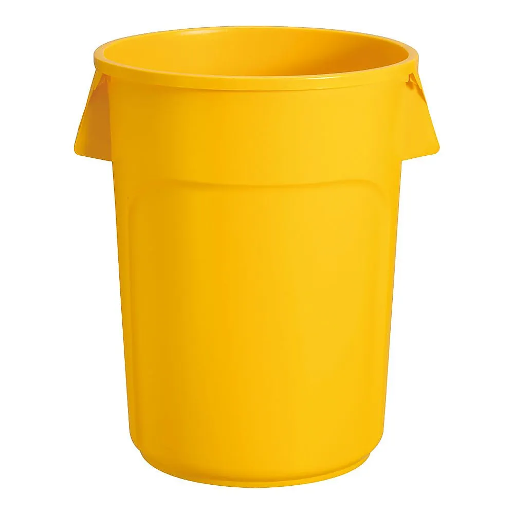 62-6615-39　Trust Round Container 166 L Yellow　1014