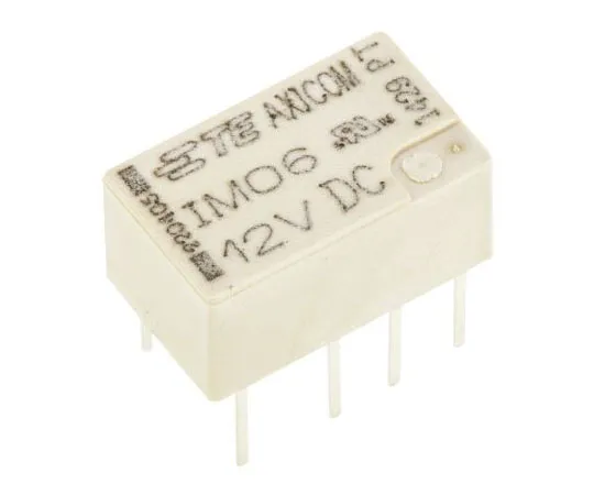 63-7536-23　TE Connectivity DPDTNon-LatchingRelay PCB Mount,12V直流线圈，2A　IM06TS